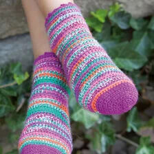 X-Socken häkeln