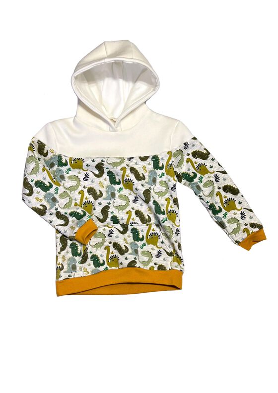 Schnittmuster + Anleitung Kinder-Hoodie Gr. 92/98-164/170 image number 3