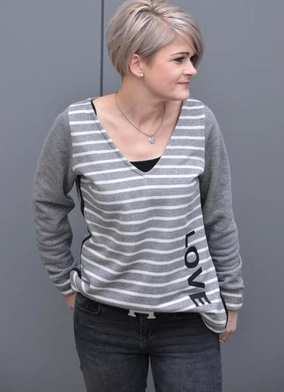 3-in-1 Pulli, Jacke, Weste (34-56) Querida Schnittmuster image number 10