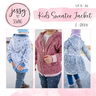 *Kids Sweater Jacket* Sweatjacke Volantjacke Ballonärmel  thumbnail number 1