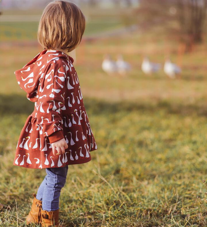 *Kids Sweater Jacket* Sweatjacke Volantjacke Ballonärmel  image number 10