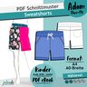 Kinder Sweatshorts Adam, Gr. 92/98-164/170 - Schnittmuster thumbnail number 3