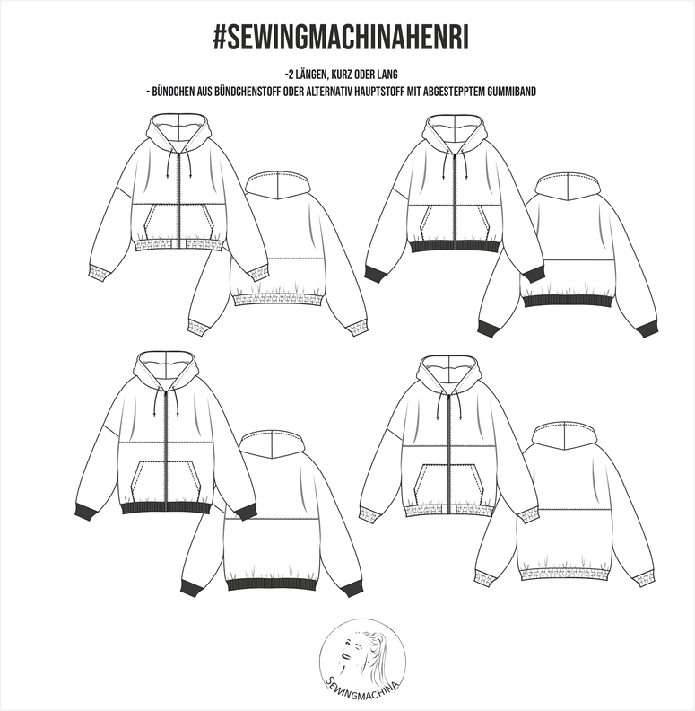 oversize Jacke Henri, PDF Schnittmuster image number 5