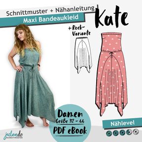 Sommerkleid + Rock "Kate" Gr. 32-44, Schnittmuster