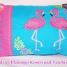 Flamingo Taschenmotiv + Kissen ITH thumbnail number 1