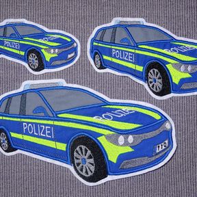 Polizeiauto Stickdatei Polizei