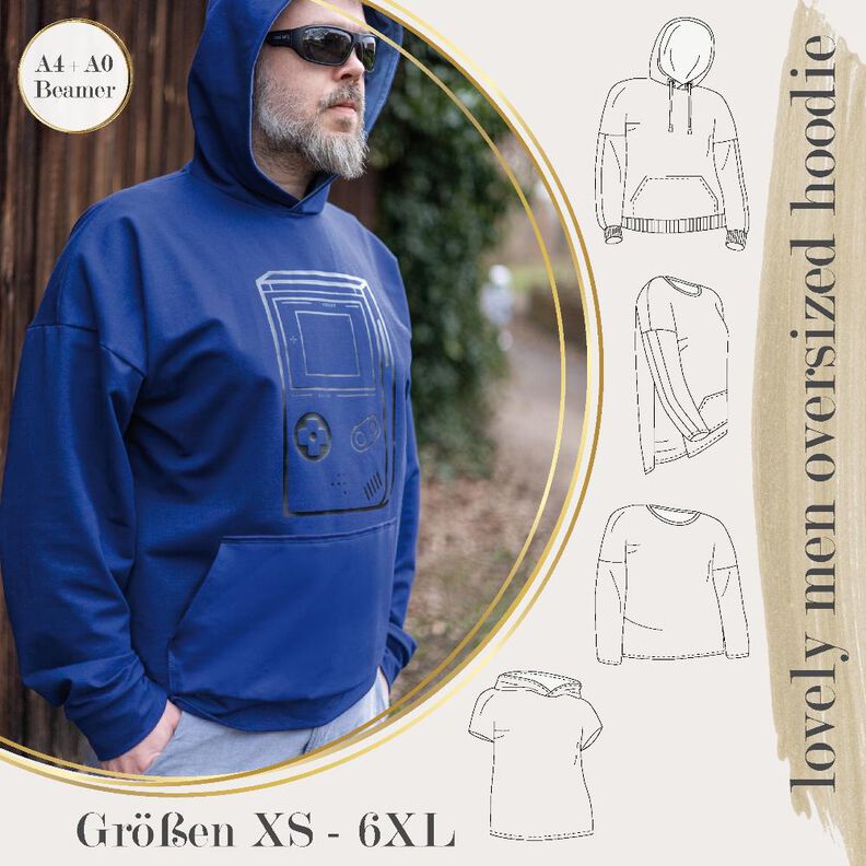 BEAMER&A0&A4 lovely men oversized hoodie XS-6XL Herren image number 1