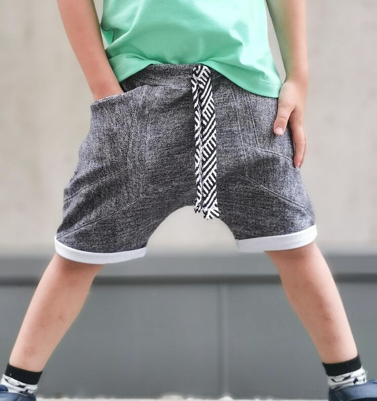 lovely baggy pants 50-164 Kombi Hose Shorts Biesen Schleife image number 10