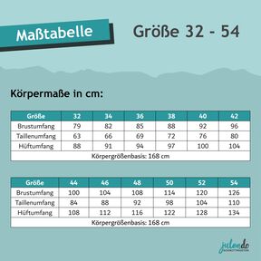 Nähanleitung + Schnittmuster Yogahose Lea Gr. 32 – 54