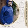 lovely men oversized hoodie XS-6XL Herren Pullover Shirt thumbnail number 1