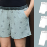 Luca Damen - lockere Shorts mit Gummizug - kurze Hose thumbnail number 6