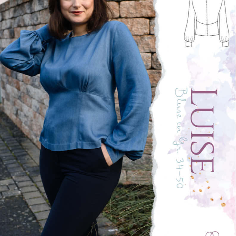 Schnittmuster Bluse Luisa image number 1