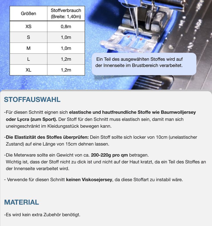 Top #Paula Nähanleitung und Schnittmuster (XS-XL) image number 6