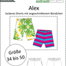 Alex - lockere Shorts mit Gummizug + Nahttaschen 34-50 thumbnail number 4