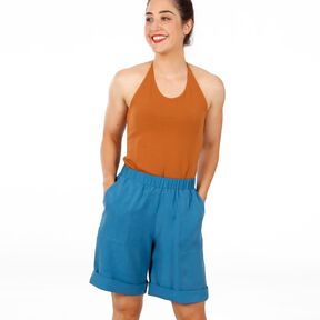 FRAU MARTE - Shorts mit Saumaufschlag XS-XXL