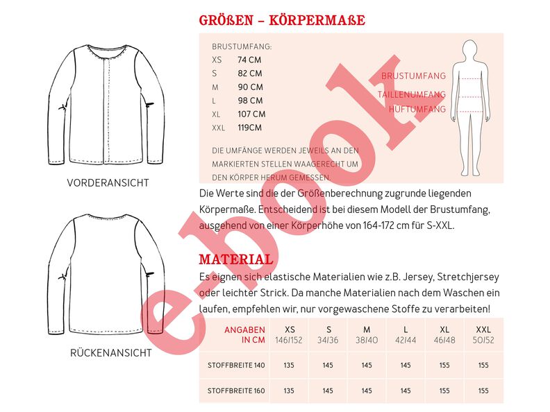 FRAU JELLA - Shirt mit breiter Biese im Vorderteil XS-XXL image number 3