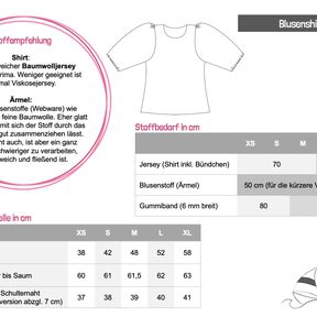 Blusenshirt Bella | T-Shirt | Luftige Ballonärmel