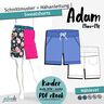 Kinder Sweatshorts Adam, Gr. 92/98-164/170 - Schnittmuster thumbnail number 1