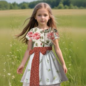 Schnittmuster Kinderdirndl Heidi Gr. 80 -140 Beamerdatei