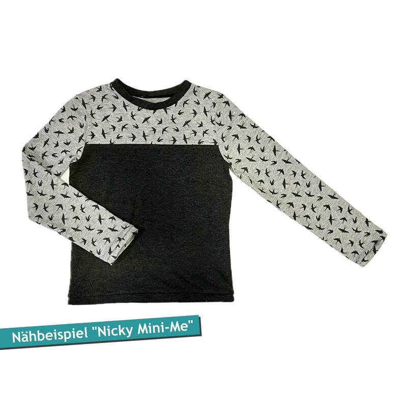 Schnittmuster + Anleitung Kinder T-Shirt Gr. 92/98-164/170 image number 2