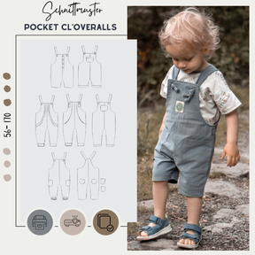 POCKET CL*OVERALLS 56-170 