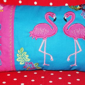 Flamingo Taschenmotiv + Kissen ITH