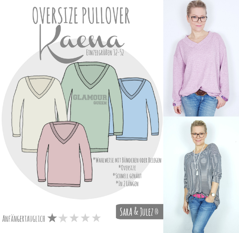 DAMEN OVERSIZE PULLOVER KAENA GR. 32-52 image number 4