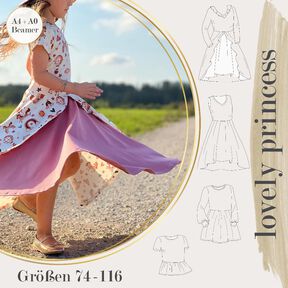 BEAMER + A0 lovely princess 74-116 Maxi-Kleid Sommerkleid