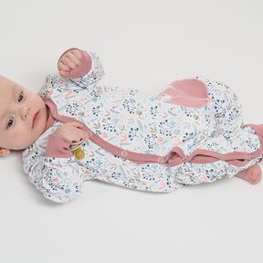 Schnittmuster Baby Strampler mit Knopfleiste LISA