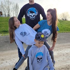 BEAMER&A0&A4  lovely family oversized hoodie Pullover