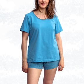 Schlafanzug / Pyjama Set für Frauen Jersey Nachtwäsche 34-50