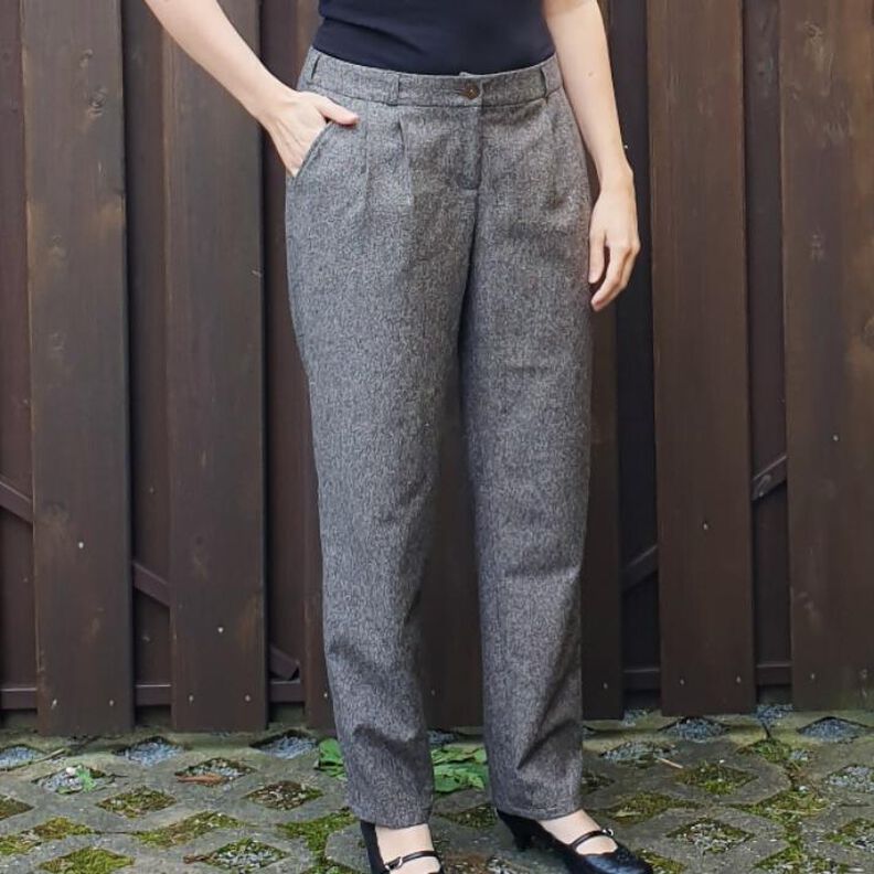 Ella - kurze und lange Bundfaltenhose für Damen image number 1