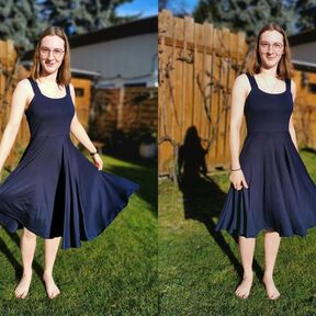 Kleid Laura Trägerkleid mit Tellerrock nähen Gr. 32-48