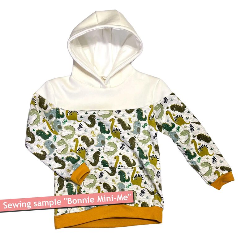 Schnittmuster + Anleitung Kinder-Hoodie Gr. 92/98-164/170 image number 4