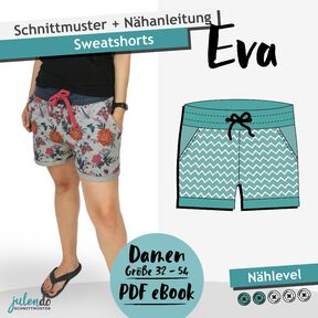 Sweatshort Eva, Gr. 32 – 54 - Nähanleitung + Schnittmuster