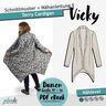 Sweat-Cardigan Vicky in den Gr. 32 bis 54 -  Schnittmuster  thumbnail number 1