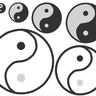 Yin Yang Stickdatei thumbnail number 3