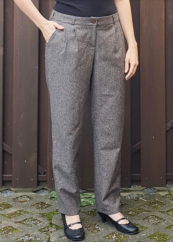 Ella - kurze und lange Bundfaltenhose für Damen image number 6