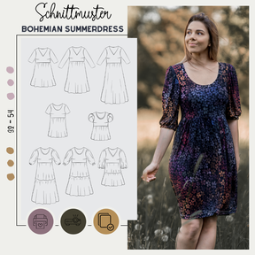 BOHEMIAN SUMMERDRESS 32-54