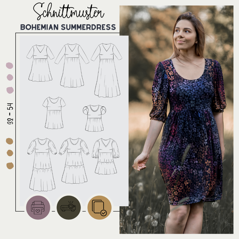 BOHEMIAN SUMMERDRESS 32-54 image number 1