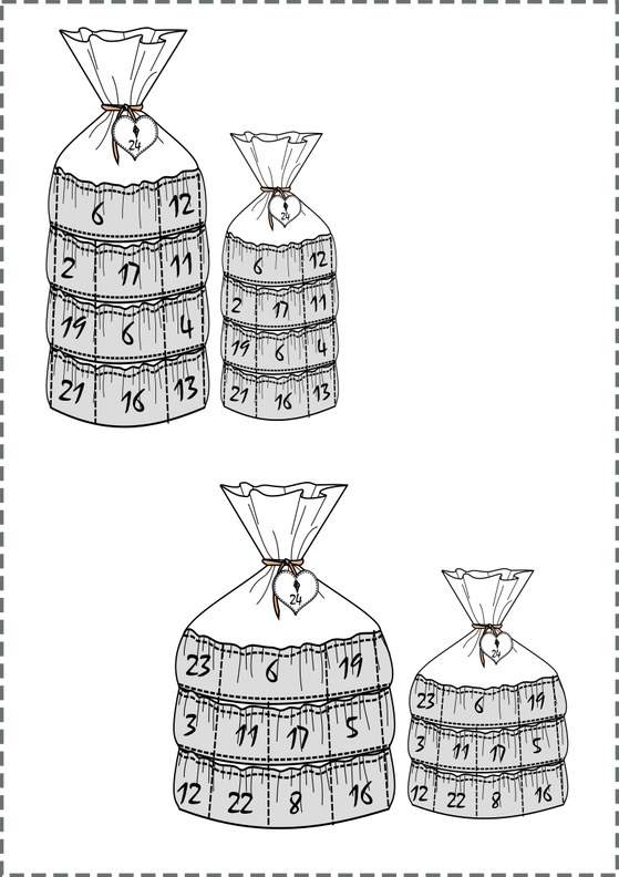 DIY Adventskalender - 2 Varianten in 2 Größen - eBook image number 2