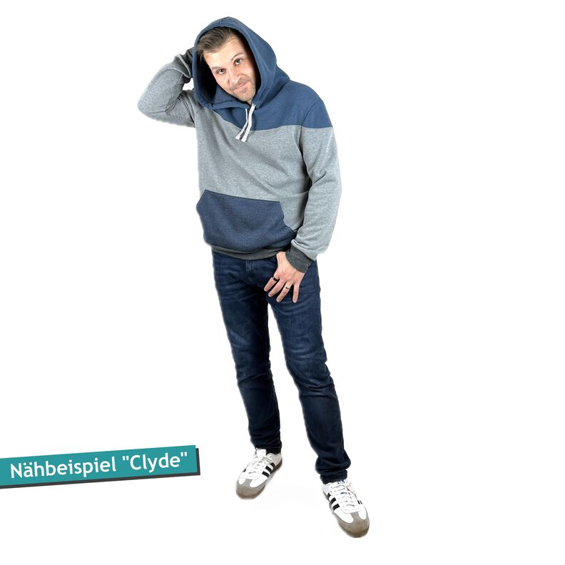 Schnittmuster + Anleitung Männer Hoodie/Zipjacke Gr. 44 - 60 image number 3