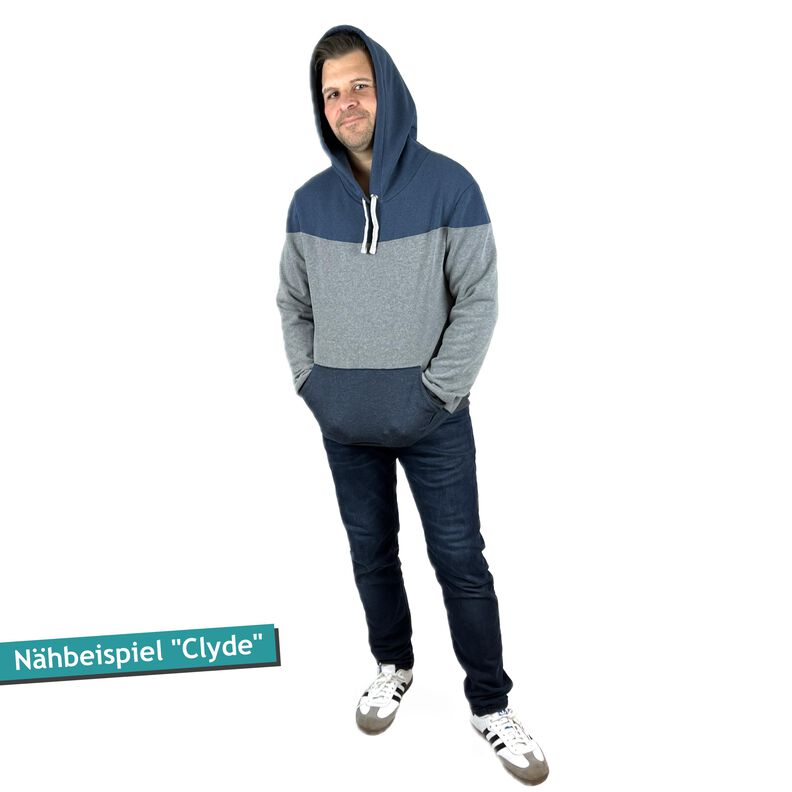 Schnittmuster + Anleitung Männer Hoodie/Zipjacke Gr. 44 - 60 image number 4