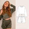 Loungewear Set: Sweater und Shorts - 34-46 thumbnail number 1