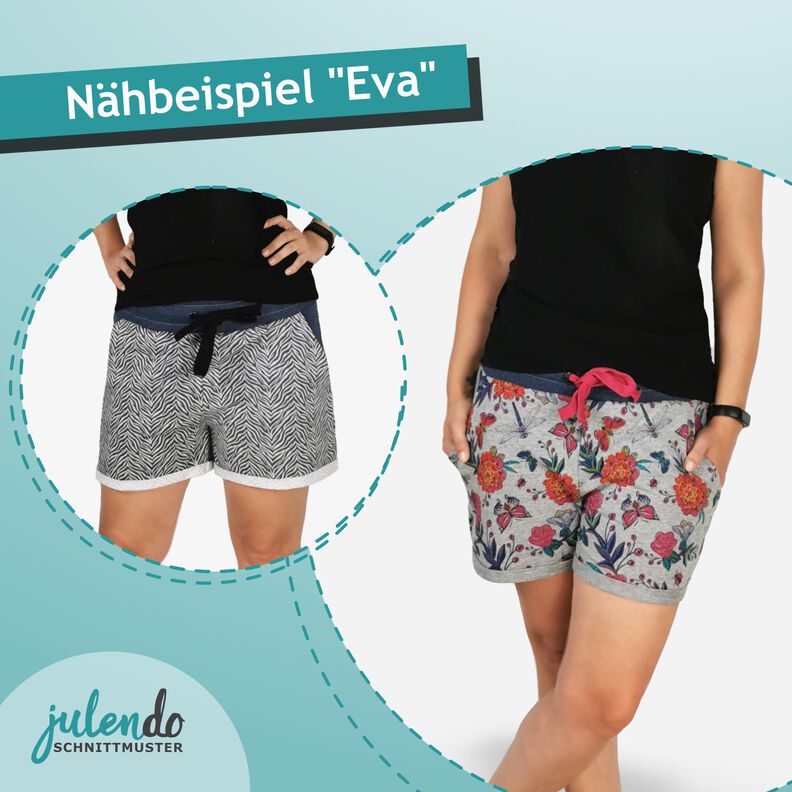 Sweatshort Eva, Gr. 32 – 54 - Nähanleitung + Schnittmuster image number 5