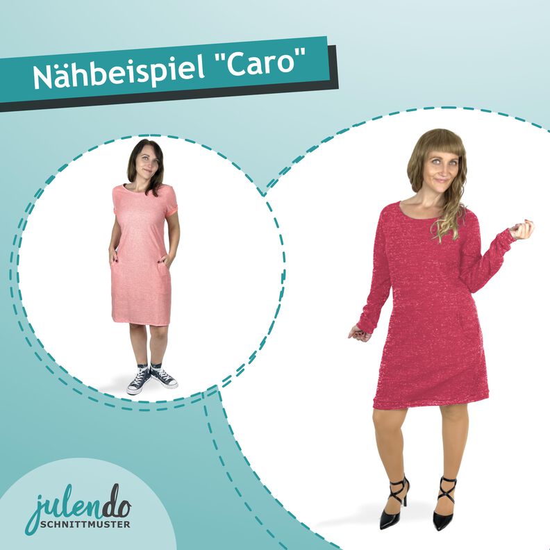 Nähanleitung + Schnittmuster Jerseykleid “Caro”, Gr. 32 - 54 image number 2