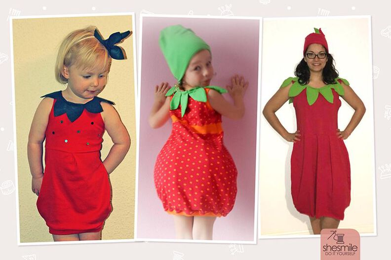 Kostüm "Erdbeere-Ballonkleid" (Nähanleitung für alle Größen) image number 3