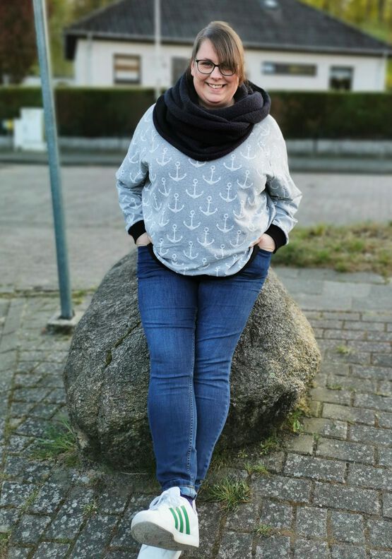 Oversize Sweater (34-60) PAPAYA Raglan Damen Schnittmuster image number 4