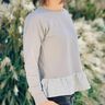 lovely lady oversized hoodie 34-56 Damenpulli Sweater Crop thumbnail number 4