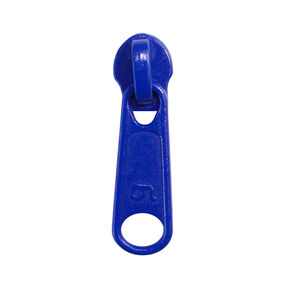 Reißverschluss-Schieber [3 mm] – blau, 